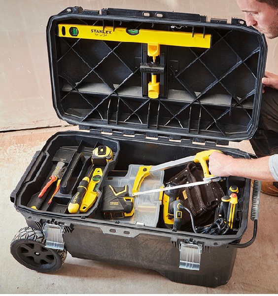 Valise d'outils à roulettes - 3 compartiments - FatMax STANLEY