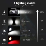 LuxPremium Lampe de poche LED TL 400 AFS rechargeable 430lm IP44