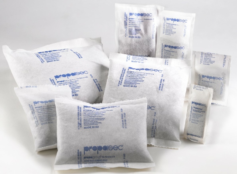 Sachet de sel dessiccant - Silica Gel - Carte indicateur d'humidité