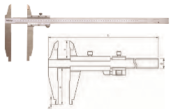 Mitutoyo, Produit: <span>Pied à coulisse ABSOLUTE Digimatic avec becs  fins</span>